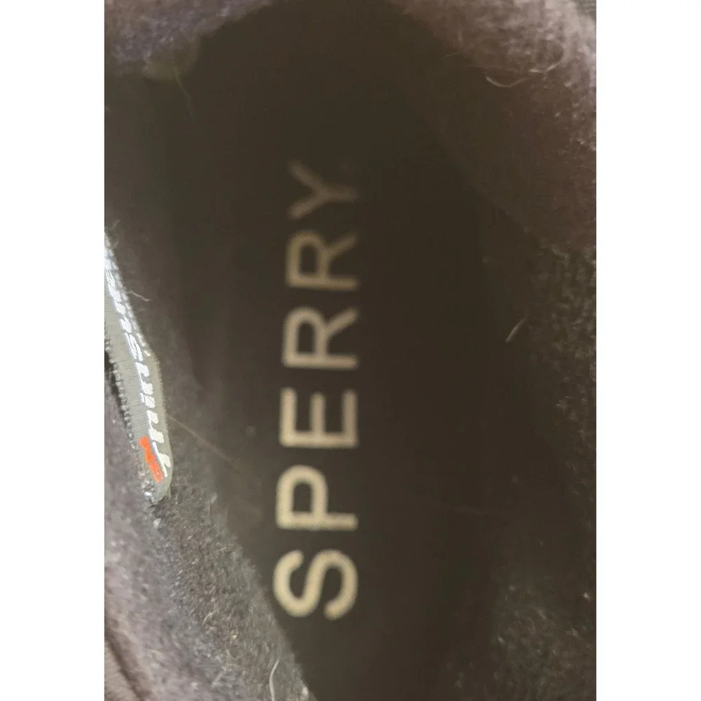 Sperry Cutwater Waterproof Insulated Deck Boots Mens Size 10.5 Gray Black